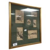 George Horton : Westoe Village, pen and ink study, 8.