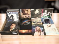 Vinyl LP records including Elvis Presley, Van Morrison, Bob Dylan, Average White Band,