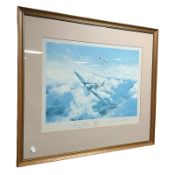 After Robert Taylor : Spitfire, colour print,