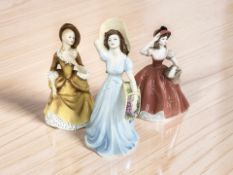 Two Coalport figures Ladies of Fashion 'Flora' and Ladies of Fashion 'Jayne',