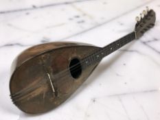 A vintage mandolin.