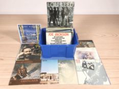 Vinyl LP records including Marvin Gaye, Lou Reed, Chris Rea, Stevie Wonder, John Lennon,