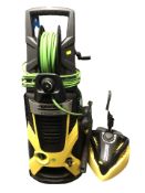 A Karcher K7 premium pressure washer and a further Karcher floor cleaning attachment.