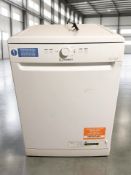 An Indesit dish washer.