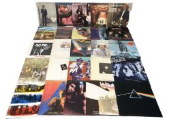 Vinyl LP records including Eric Clapton, Lindisfarne, Freddie Mercury, Queen, ZZ Top,