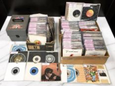 A collection of vinyl 7