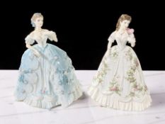 A Royal Worcester figure 'The First Quadrille' No. 1978 of 12500, and 'Queen of Hearts' No.