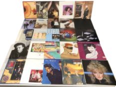 Vinyl LP records including Kate Bush, The Pretenders, Michael Jackson, Ultravox,