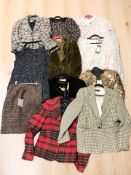 Lady's clothing to include jackets by Jean Paul, Jigsaw, Gerard Darel, a Jigsaw skirt,