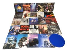 Vinyl LP records including Def Leopard, Whitesnake, Genesis, Foreigner, Meatloaf, 10cc, Status Quo,