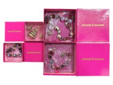 A Butler & Wilson costume necklace, similar bracelet,