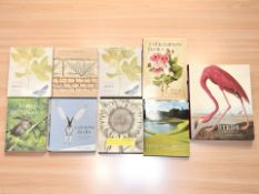 Nine books relating to birds and nature : 'Birds Britannica' by Mark Cocker & Richard Mabey,