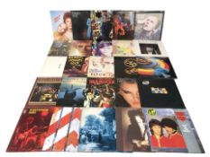 Vinyl LP records including David Bowie, Elton John, Electric Light Orchestra, Cream, Roxy Music,
