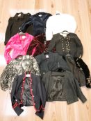 Lady's clothing to include a Hobbs London navy jacket, size 12, others by Massimo Dutti, Boden,