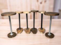 Six various modern wooden occasional tables, tallest 67 cm.