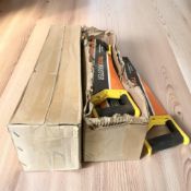 A quantity of new Toolmaster 500 mm hard point hand saws.