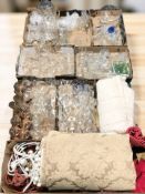 A large quantity of 20th century drinking glasses, pressed glass items,