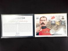A Westminster Outbreak of the First World War Silver Coin Cover,