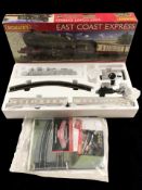 A Hornby R1214 East Coast Express OO gauge train set.