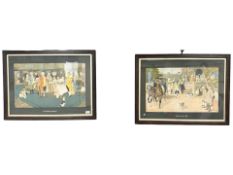 Victor Venner : The wedding breakfast, colour print, 73 cm x 52 cm,