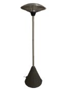 A patio heater, height 202 cm.