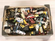 Assorted play-worn die cast vehicles including Polistil, Corgi, etc.