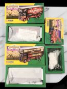 Three Corgi Classics The Showman's Range die cast models 12601 Foden closed pole truck set