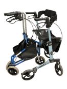 Two mobility walking aids.