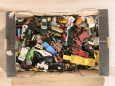 Assorted play-worn 20th century and modern die cast vehicles including Lledo, Corgi, etc.
