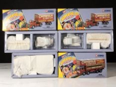 Corgi Chipperfield's Circus models to include 97303 Bedford O articulated truck (X2),