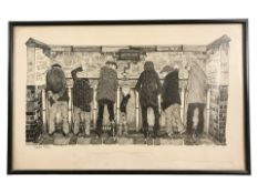 After Robert Olley : The Westoe Netty, monochrome print, 33 cm x 52 cm.