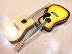 A Chantry acoustic guitar, and another marked 'Made in Holland'.