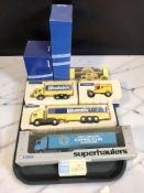 A Corgi Classics Superhaulers die cast model 59512 Scania Curtainside Omega,