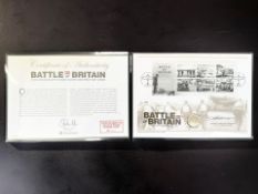 A Westminster Battle of Britain 75th Anniversary Signed Silver Coin First Day Cover,