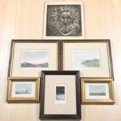 A group of pictures and prints,