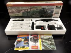 A Hornby R1039 Flying Scotsman OO gauge train set.