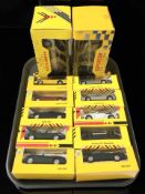Twelve Maisto Supercar and Sportscar collection die cast models in boxes.