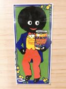 A reproduction Robertsons enameled sign, height 36 cm.