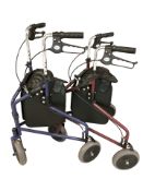 Two mobility walking aids.