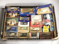 Boxed and unboxed die cast models including Corgi, Matchbox, etc.