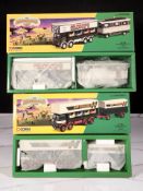 Two Corgi Classics The Showman's Range models 09901 ERF Dodgem truck and box trailer set 'Pat