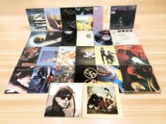 Vinyl LP records including Electric Light Orchestra, 10CC, Yes, Meatloaf, Fleetwood Mac,