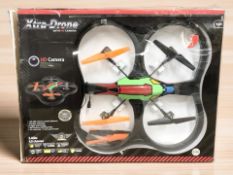 A remote control drone, in box.