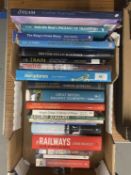 Twenty books relating mainly to trains and the railways : 'The King's Cross Story' by Peter Darley,