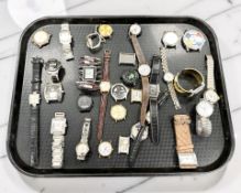 Assorted lady's and gent's wristwatches including Swatch, Lorus, Casio, Berge,
