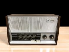 An Ekco 355 radio, width 53 cm.
