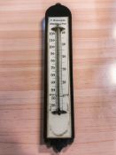 An F Robson & Co Newcastle on Tyne wall barometer, height 34 cm.