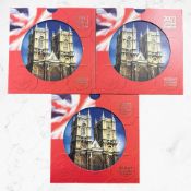 Three Royal Mint Brilliant Uncirculated Coin Collections 2003