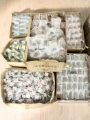 A very large quantity of Evo razors.