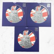 Three Royal Mint Brilliant Uncirculated Coin Collections 2004